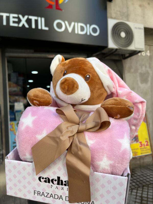 MANTA PARA CUNA + PELUCHE - Imagen 3